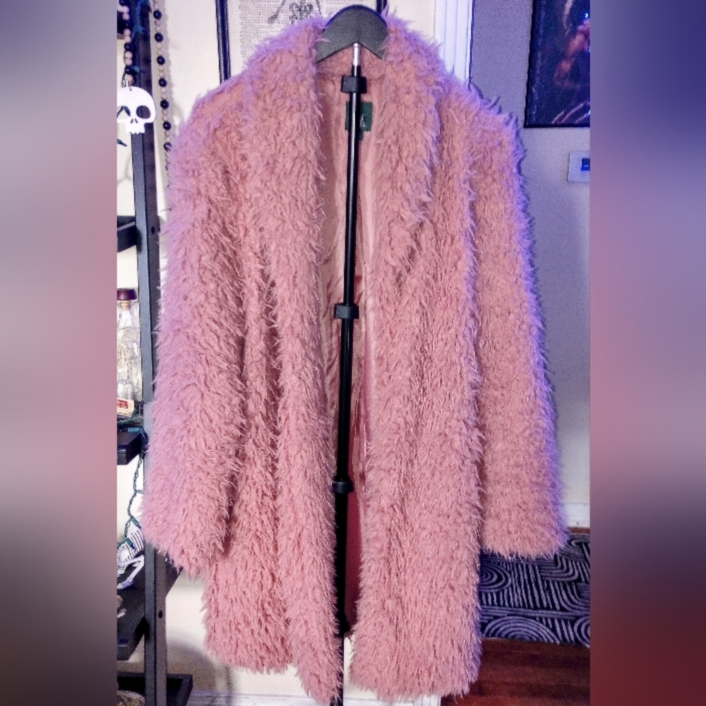 Wild Fable Blush Teddy Jacket